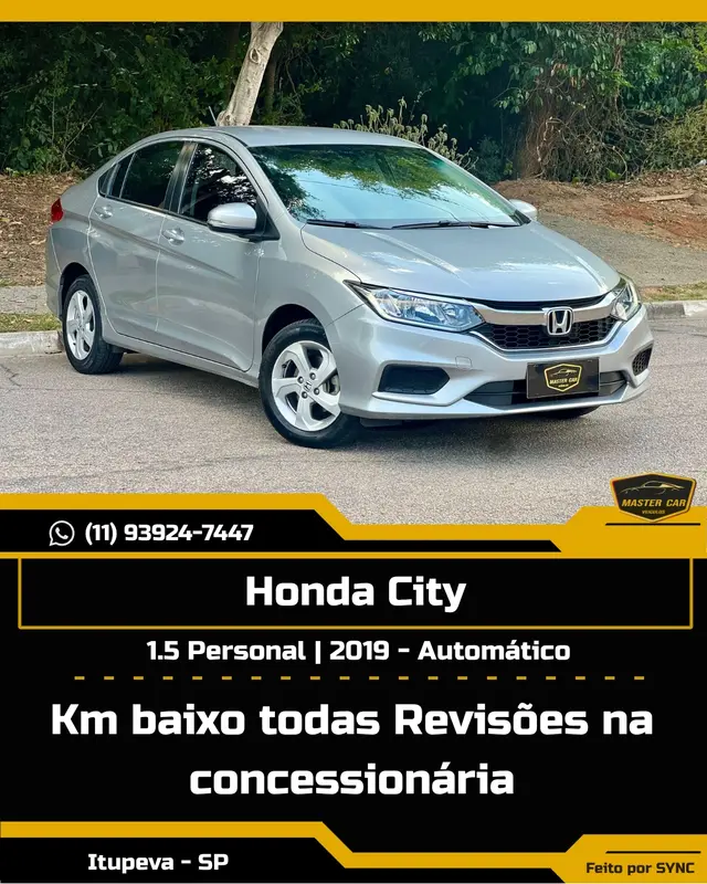 Exemplo de arte automática para Feed do Instagram de loja de veículos (modelo 7)